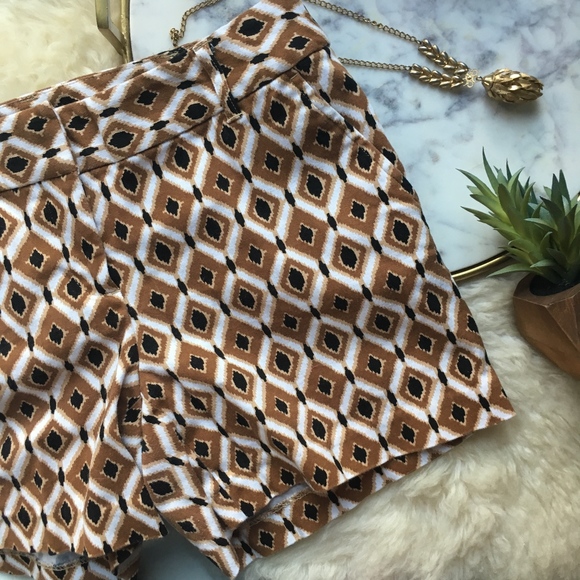 Pants - LAST CHANCE! Willi Smith•Diamond Printed Shorts